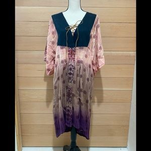 Free People beautiful boho high low dress